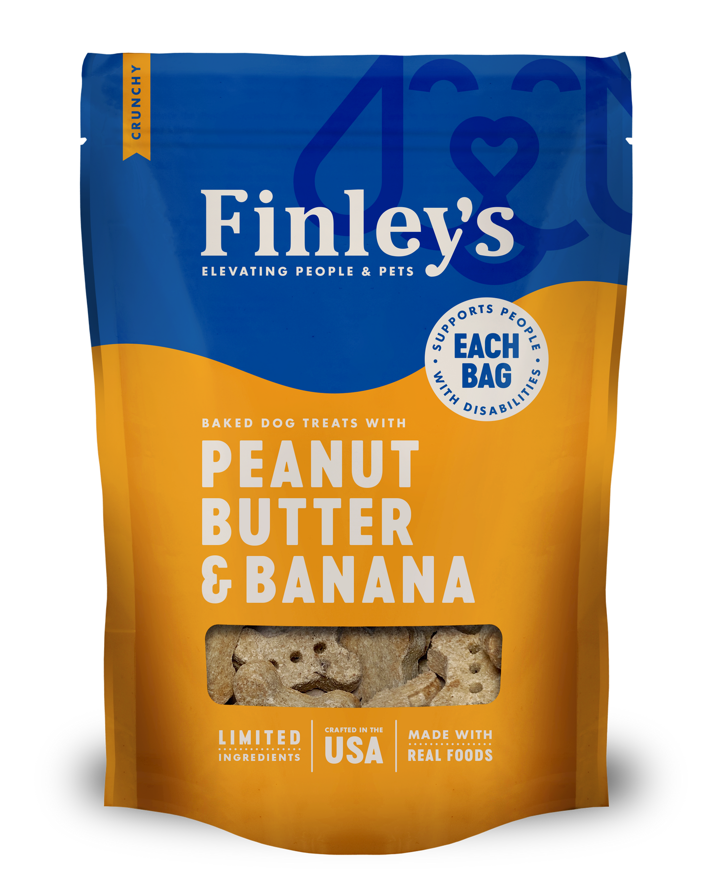 Finley's Barkery Wheat Free Dog Biscuit Peanut Butter Banana 12 oz 860001231250