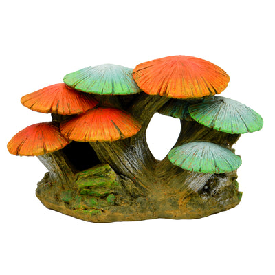 Blue Ribbon Pet Products Glowing Mushroom Garden Ornament Long Orange & Green Small 030157020675