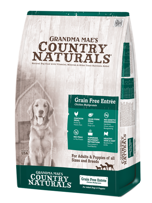 Grandma Mae’s Country Naturals Premium All Natural Grain Free Dry Dog Food High - Protein Chicken 4lb