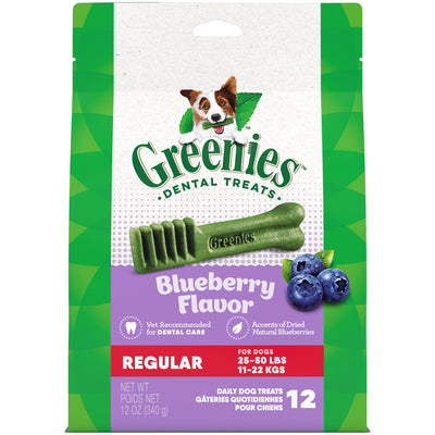 Greenies Dog Dental Treats Blueberry 12oz 12ct Regular