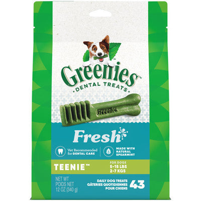 Greenies Dog Dental Treats Fresh 27oz 43ct Teenie