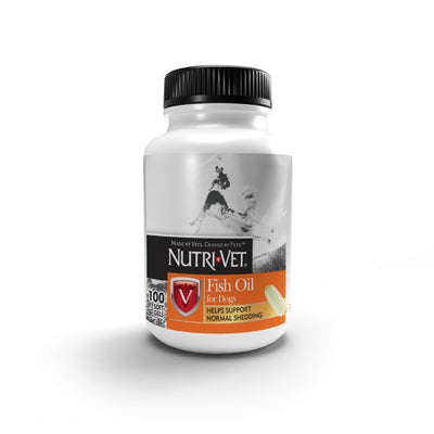 Nutri-Vet Fish Oil Softgels for Dogs 100 ct 669125999011