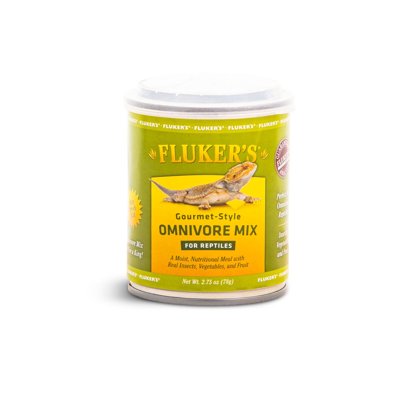 Fluker's Gourmet-Style Canned Omnivore Mix for Reptiles 2.75 oz 091197780080