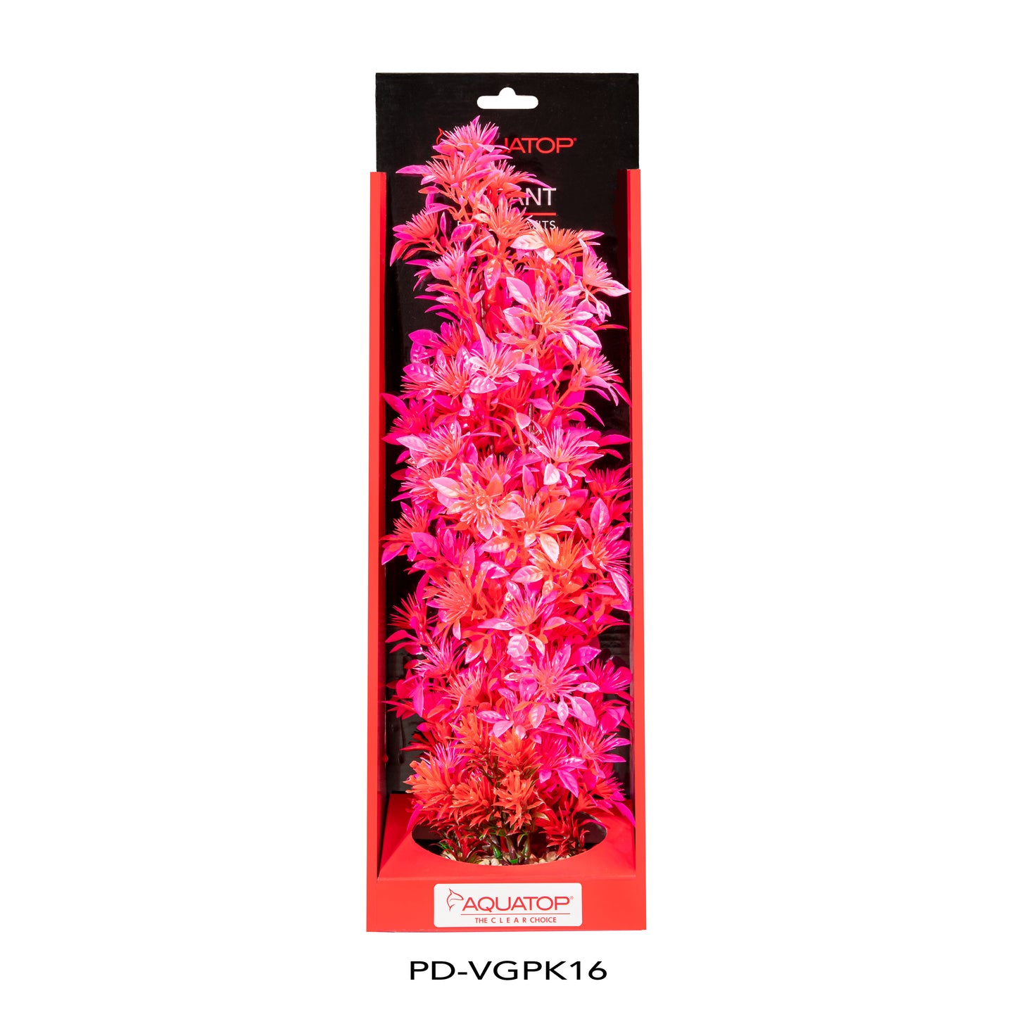 Aquatop Vibrant Garden Plant Pink 16 in 810074880367