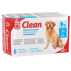 Hagen Dogit Disposable Diapers 55-90lb 12pk 70507 022517705070