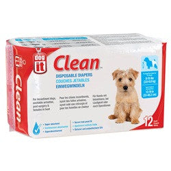 Hagen Dogit Disposable Diapers 8-15lb 12pk 70501{L+7} 022517705018