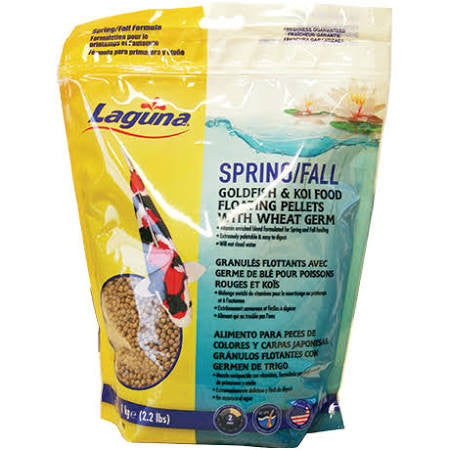 Hagen Laguna Large Spring Float Wheatgerm Spirulina 2.2lb Pt93 015561200936