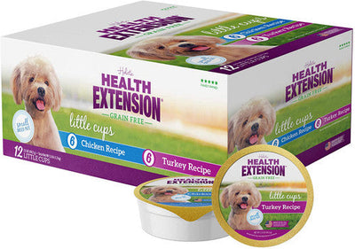 Health Extension Little Cups Turkey & Chicken Small Breed Variety 2 - 6 / 3.5 oz - Dog
