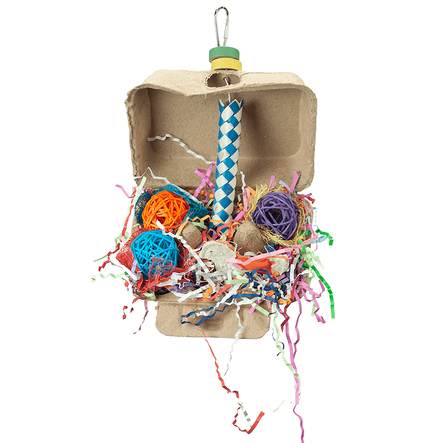 A & E Cages Happy Beaks Egg-Stravaganza Bird Toy 644472012200