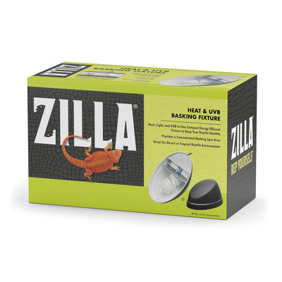Zilla Heat & UVB Basking Fixture Small 096316280823