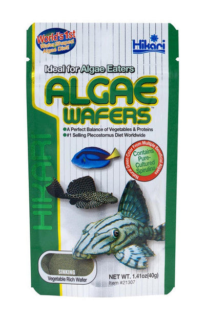 Hikari Algae Wafers Rapidly Sinking Wafer Fish Food 1.41 oz - Aquarium