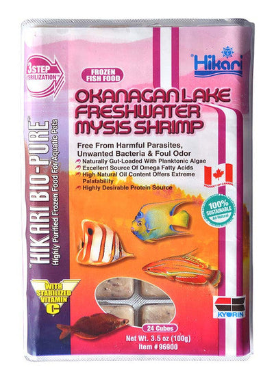 Hikari Bio - Pure Frozen Okanagan Lake Freshwater Mysis Shrimp Fish Food 3.5 oz SD - 5 - Aquarium
