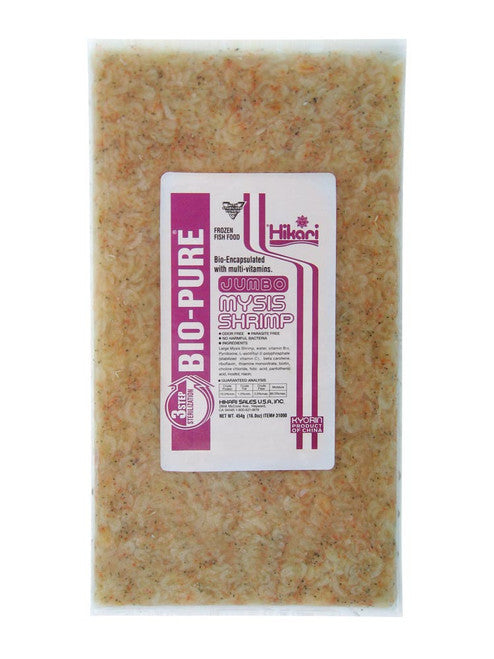 Hikari Bio - Pure Jumbo Frozen Mysis Shrimp Fish Food 16 oz SD - 5 - Aquarium