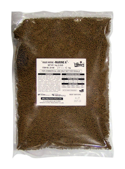 Hikari Marine A Pellets Slow Sinking Fish Food 2.2 lb - Aquarium