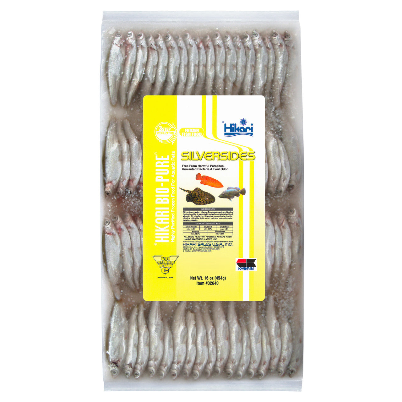 Hikari Bio-Pure Frozen Silversides Flatpack 12Z SD-5 042222 ...