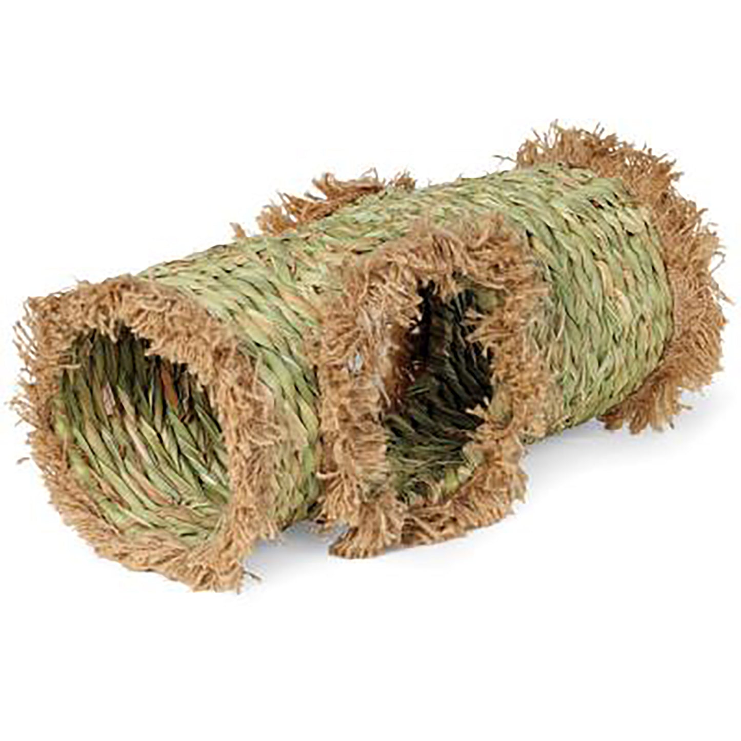 A & E Cages Small Animal Multi-Hole Grass Play Hut Natural Large 644472001204