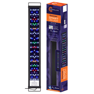 Coralife Seascape SmallART LED Light Fixture, 30-36 in 096316002784