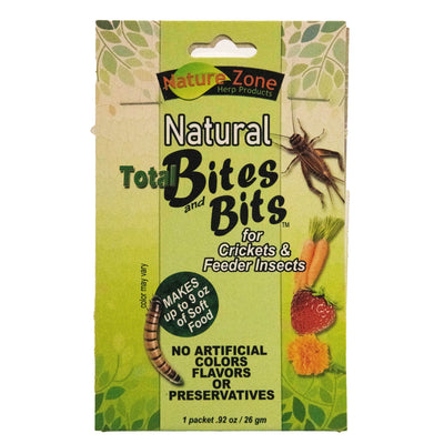 Nature Zone Natural Total Bites & Bits for Crickets & Feeder insects .92 oz 783178562104