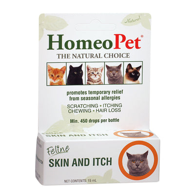 HomeoPet Feline Skin & Itch Care 15 ml