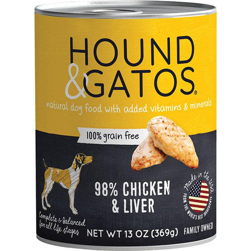 Hound D Gf Ckn Lvr 13oz {L + } - Dog