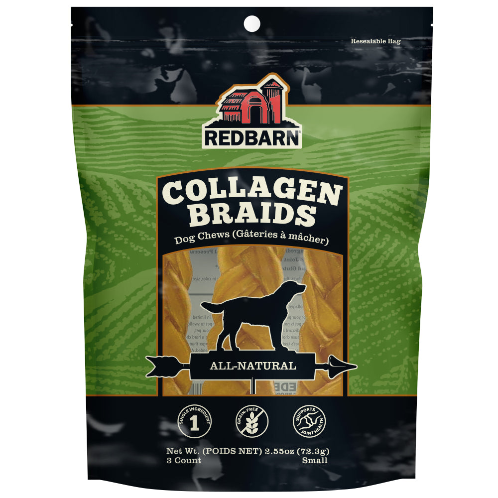 Redbarn Pet Products Collagen Braid Dog Treat Small, 3 pk 785184005033