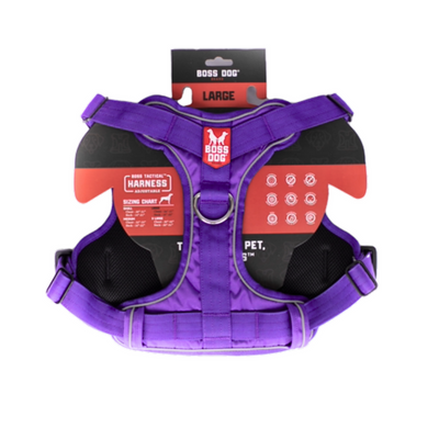 Boss Dog Tactical Dog Harness Purple Large 850036272878