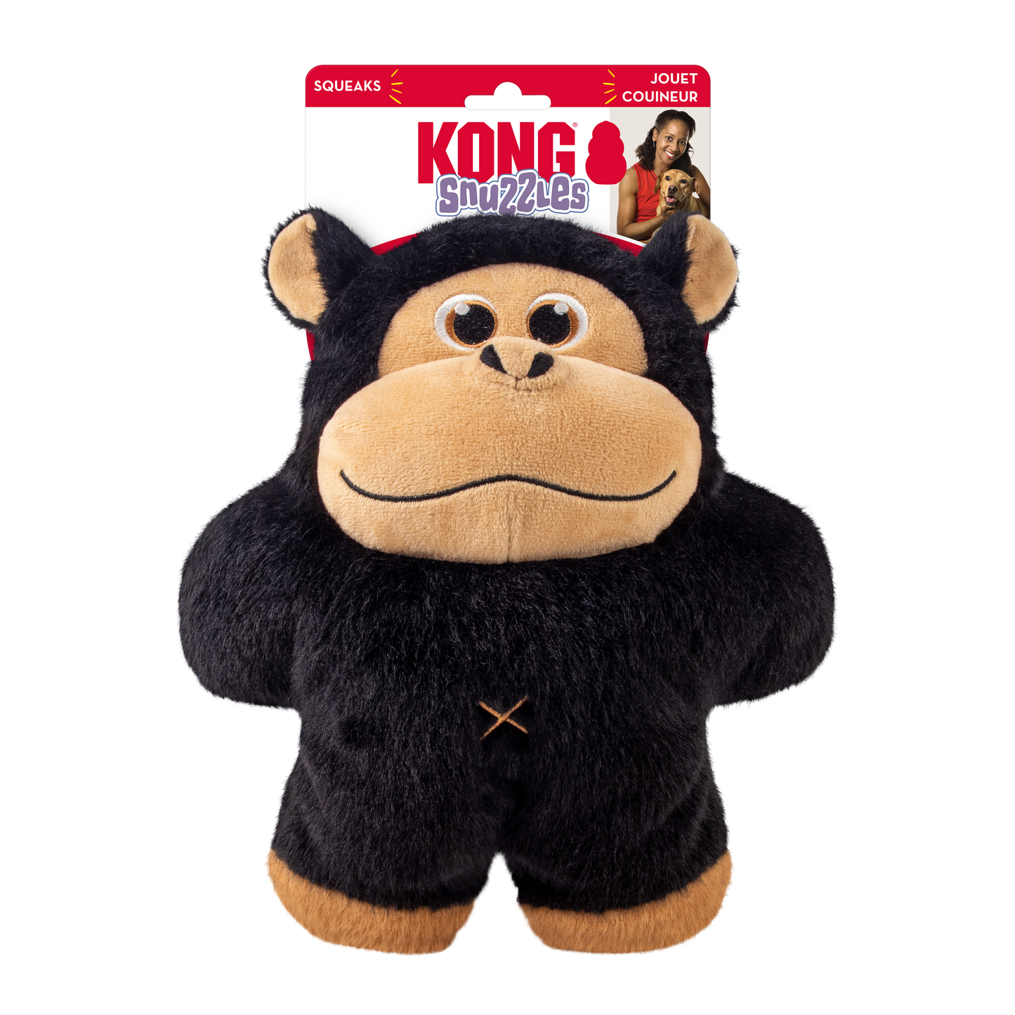 KONG KONG Snuzzles Gorilla Dog Toy X-Large 035585506630