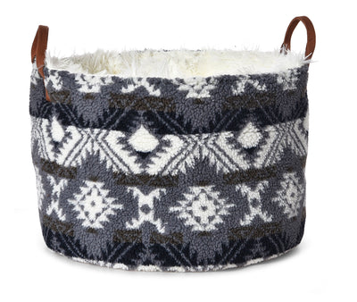 Max & Marlow Round Lounger Cat Bed Black & White 810162077068