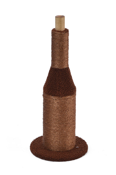Max & Marlow Apple Novelty Cat Scratcher Wine Bottle 810162076887