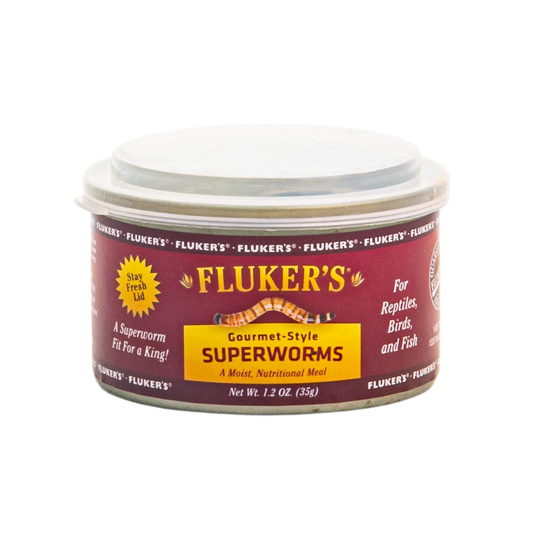 Fluker's Gourmet-Style Canned Superworms 1.2 oz 091197780066