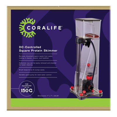 Coralife DC-Controlled Square Protein Skimmer 150 g 096316002845