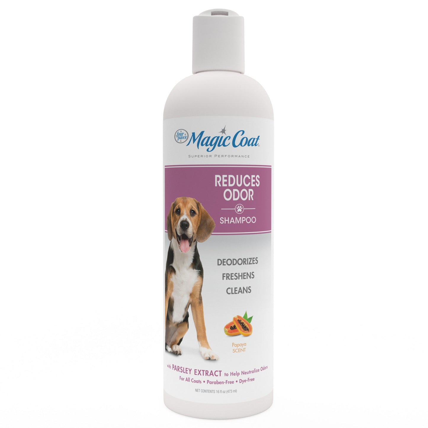 Four Paws Magic Coat Odor Reducing Dog Shampoo Papaya 16 oz (1 ct) 045663976408