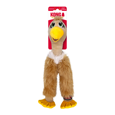KONG Wishbone-Shaped Bird Plush Dog Toy Assorted Color Medium 035585504865