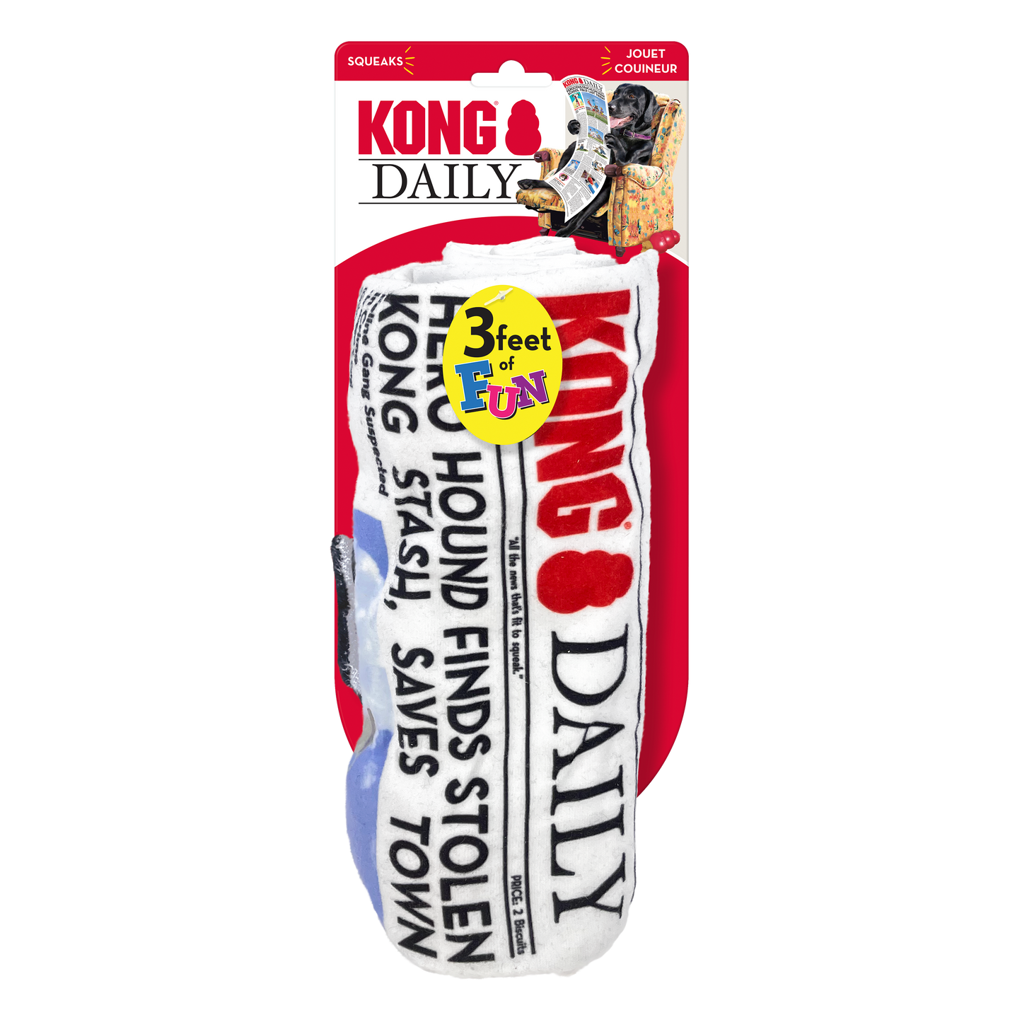 KONG Daily Newspaper Dog Toy X-Large 035585523163