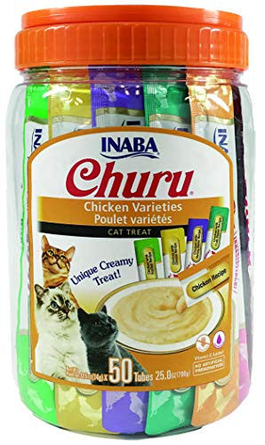 Inaba Churu 50 Tubes Chicken Variety {L-1}859036 857276007666