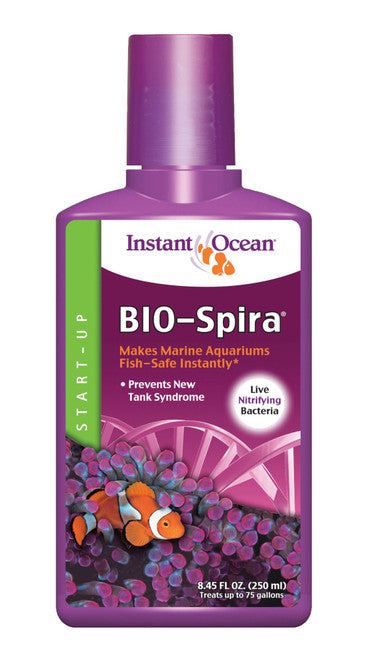 Instant Ocean BIO - Spira Saltwater Live Nitrifying Bacteria 3.38 fl. oz - Aquarium