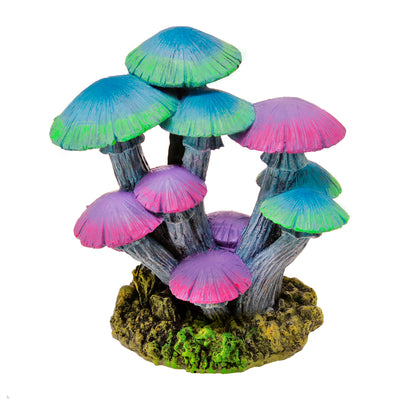 Blue Ribbon Pet Products Glowing Mushroom Garden Ornament Tall Purple & Blue Large 030157020682