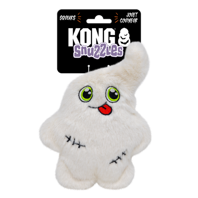 KONG Halloween Snuzzles Ghost and Pumpkin Dog Toy Assorted Color Small 035585508252