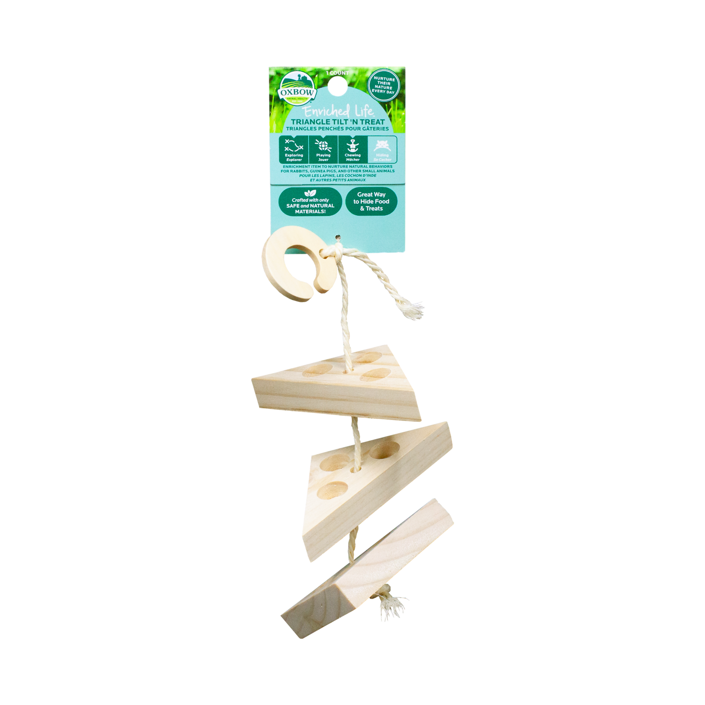 Oxbow Animal Health Enriched Life Triangle Tilt 'n Treat 744845967905