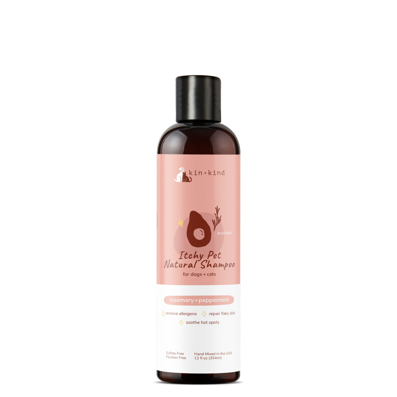 Itchy Dog Natural Shampoo Rosemary & Peppermint 12 oz 854362006626
