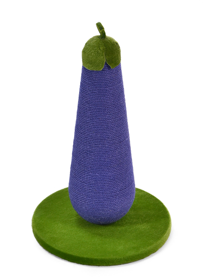 Max & Marlow Apple Novelty Cat Scratcher Egg Plant 810162076900