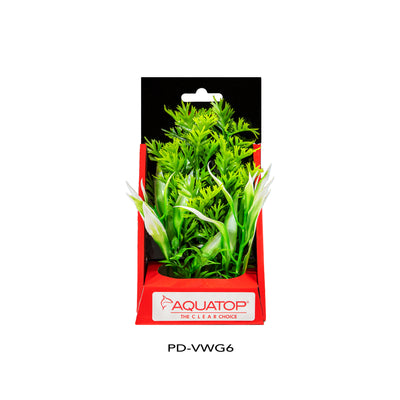 Aquatop Vibrant Wild Plant Green 6 in 810074880381