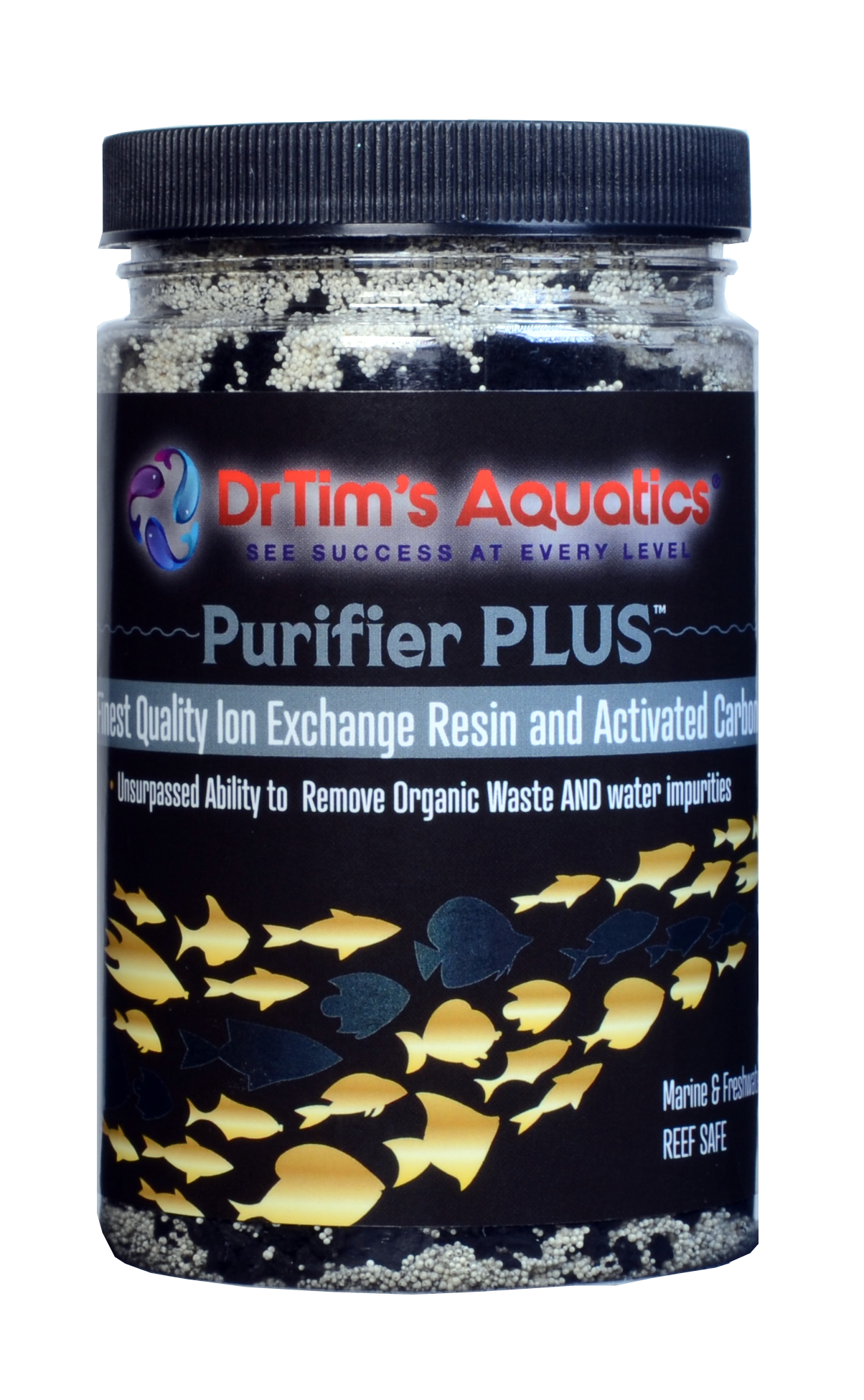 Dr. Tim's Aquatics Purifier PLUS Ion Exchange Filter Resin & Activated Carbon 16 oz, 525 gal 812540018960