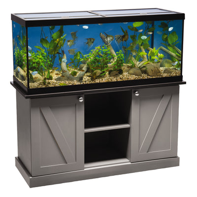 Marineland Ensemble Tank and Stand Aquarium Kit Grey 75 gal, 50Inx20Inx50 in SD-3 047497520222