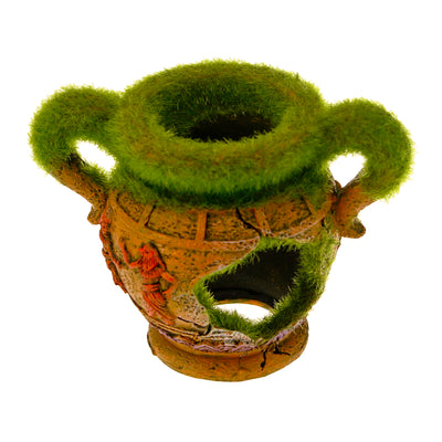 Blue Ribbon Pet Products Vase w/Fiber Moss Ornament 030157020613
