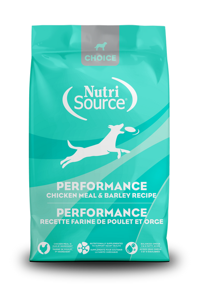 NutriSource Choice ALS Performance Dry Dog Food Chicken 40 lb 073893230359
