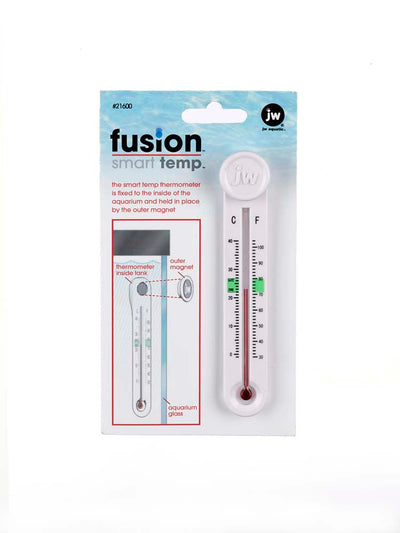 JW Pet Fusion Smart Temp Aquarium Thermometer White One Size