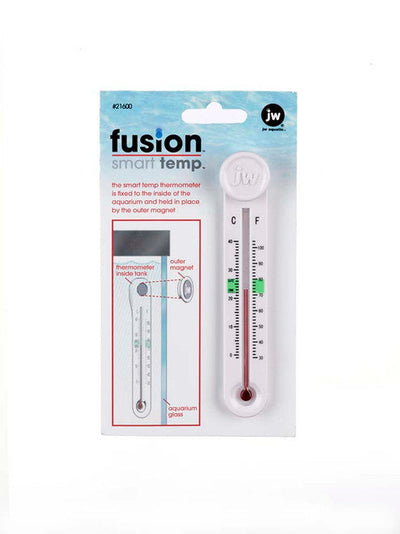 JW Pet Fusion Smart Temp Aquarium Thermometer White One Size