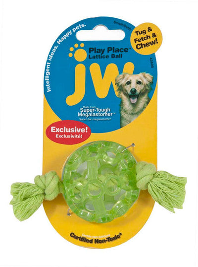JW Pet PlayPlace Dog toy Lattice Ball Assorted SM