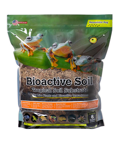 Galapagos Bioactive Tropical Soil Substrate Stand-Up Pouch 8 qt 759834050346
